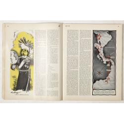 [Magazine including pictorial world map, Carriers of the New Black Plague by William Cotton.]