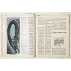 [Magazine including pictorial world map, Carriers of the New Black Plague by William Cotton.]