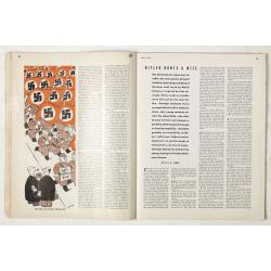 [Magazine including pictorial world map, Carriers of the New Black Plague by William Cotton.]