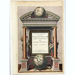 [Title page] Theatrum orbis Terrarum sive Atlas Novus pars Tertia.