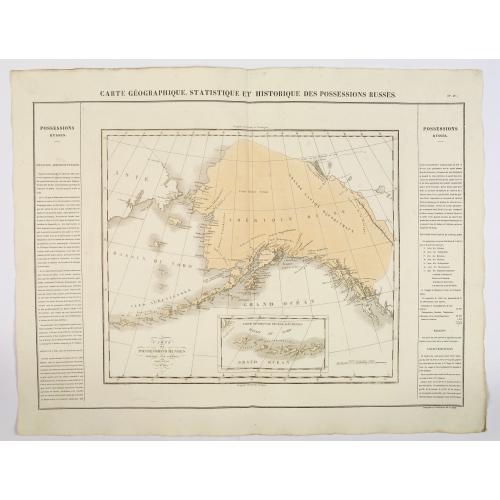 Old map image download for Carte Geographique, Statistique et Historique des Possessions Russes.