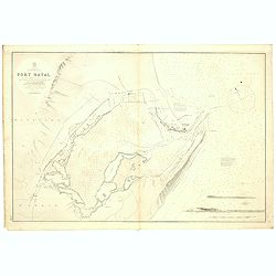 Africa. South East Coast. Port Natal. By lieutenants J. Dayman & H.G. Simpson, R.N., 1854. Additions by Navigating Lieutenant W.E. Archdeacon, R.N. 1872, and by Sir John Coode, C.E., 1877.