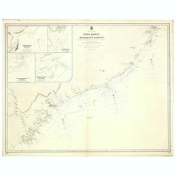 Africa east coast River Zambezi to Mozambique Harbour surveys by Captain W. F. W. Owen HMS Leven and Barracouta 1824... With additions and corrections to 1883...