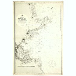Boston Bay approaches from the latest United States Government Charts.