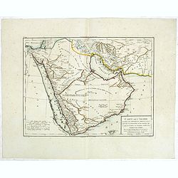 Carte de l'Arabie d'après les différents morceaux qu'a donnés M. Niebuh...