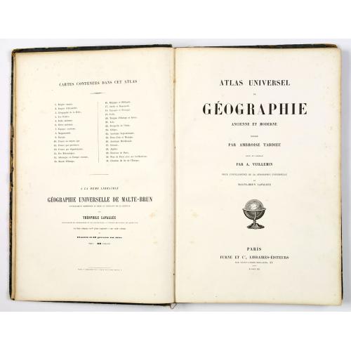 Old map image download for Atlas Universel de Geographie Ancienne et Moderne. . .