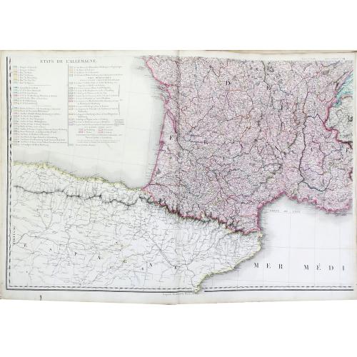 Old map image download for Grand atlas universel ou collection de cartes encyprotypes, générales et détaillées des cinq parties du monde.
