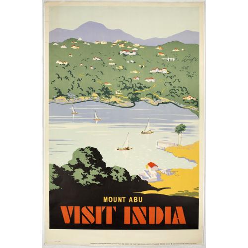 Old map image download for Mount Abu - Visit India.