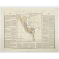Carte Geographique, Statistique et Historique du Perou.