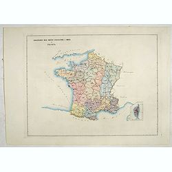 Circscrizione delle province ecclesiastiche e diocesi in Francia (Tav LIII)