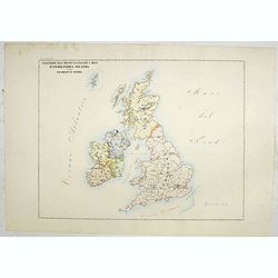 [British Isles] Circoscrizione delle Province ecclesiastiche e Diocesi d'Inghilterra Irlanda e dei Vicariati in scozia (Tav LXXXIII)
