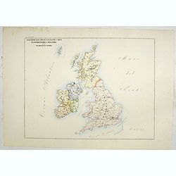 Circoscrizione delle Province ecclesiastiche e Diocesi d'Inghilterra Irlanda e dei Vicariati in scozia (Tav LXXXIII)