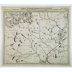 Carte Topographque D'Allemagne / Contenant un reste de Pomeranie et a Partie de la Pologne Prussiene . . .