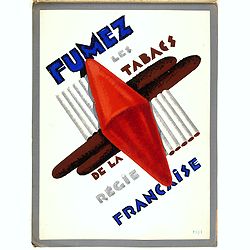 20 advertising gouaches for tobacco industry.