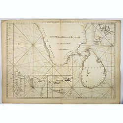 [Untitled] Sea chart of Ceylon and Southern India.
