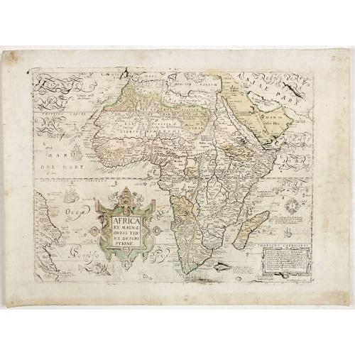 Old map image download for Africa ex magnae Orbis Terrae Descriptione.