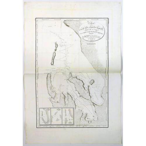 Old map image download for Carte de la Baie des Chiens-Marins (Shark's Bay de Dampier). . .