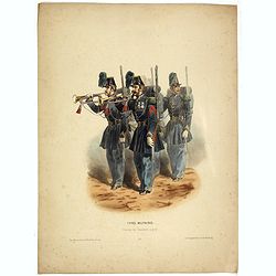 Types militaires - Clairons de Chasseurs à pied. (Pl 40)