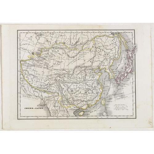 Old map image download for Chine et Japon.