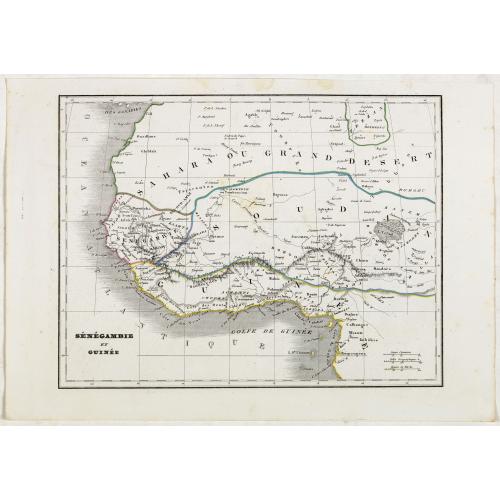 Old map image download for Sénégambie et Guinée.