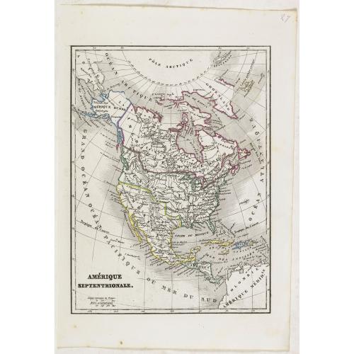 Old map image download for Amérique Septentrionale.