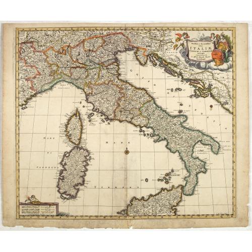 Old map image download for Novissima et accuratissima totius Italiae..