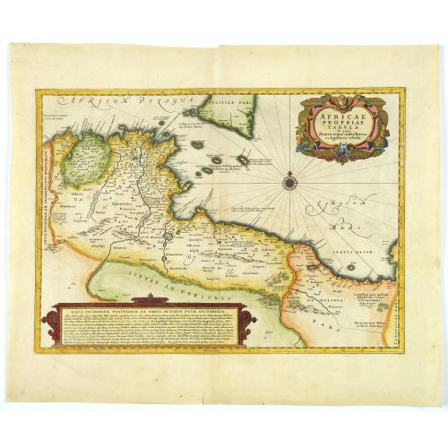 Old map image download for Africae Propriae Tabula . .