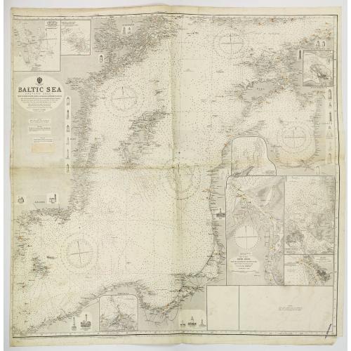 Old map image download for Baltic Sea Eastern SheetCompiled from Swedish German and Russian Government Surveys. . .