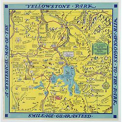 A Hysterical Map of the Yellowstone Park. . .