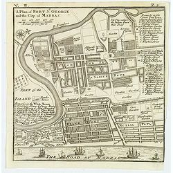 A Plan of Fort St. George and the City of Madras.