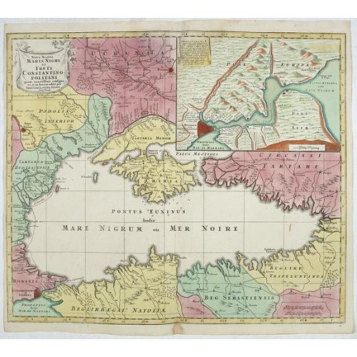 Old map image download for Nova Mappa Maris Nigri et Freti Constantino Politani. . .