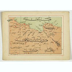 [Libya - map with Ottoman script]