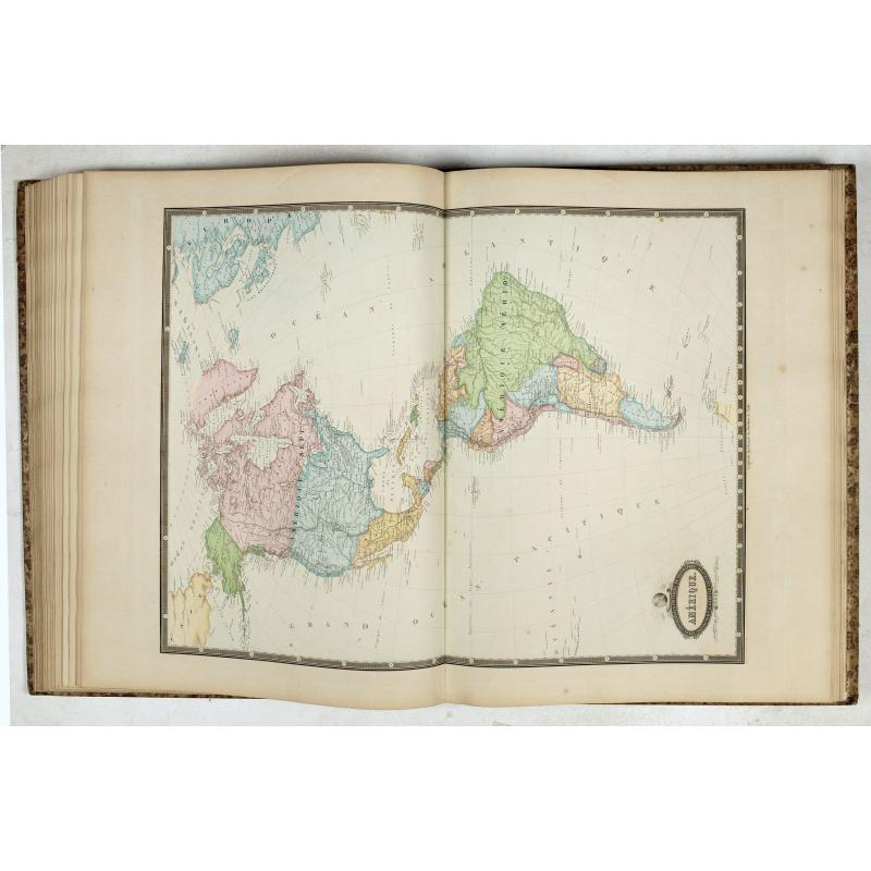 Atlas Sphéroïdal et Universel de Géographie. Dressé à l'aide des documents officiels, récemment publiés en France et à l'étranger.
