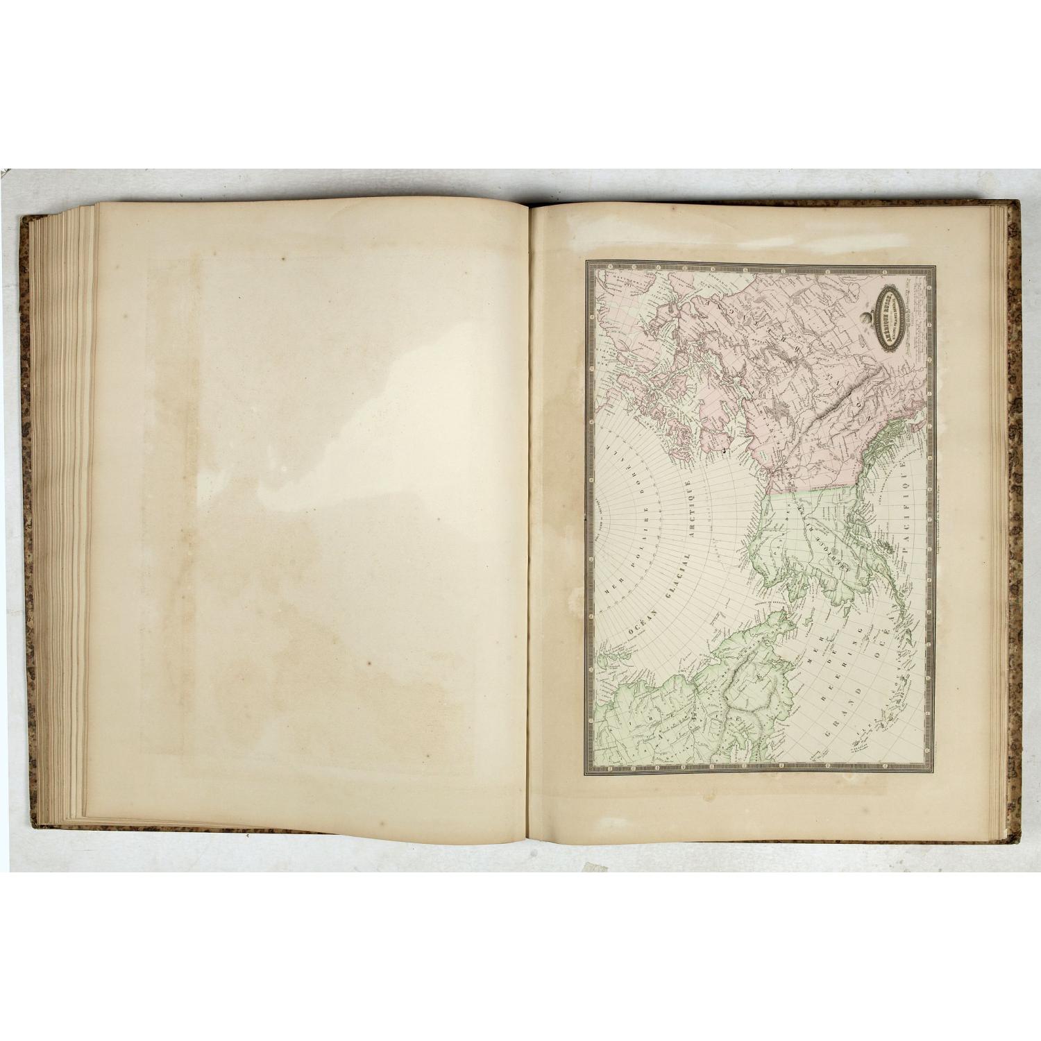 Atlas Sphéroïdal et Universel de Géographie. Dressé à l'aide des documents officiels, récemment publiés en France et à l'étranger.