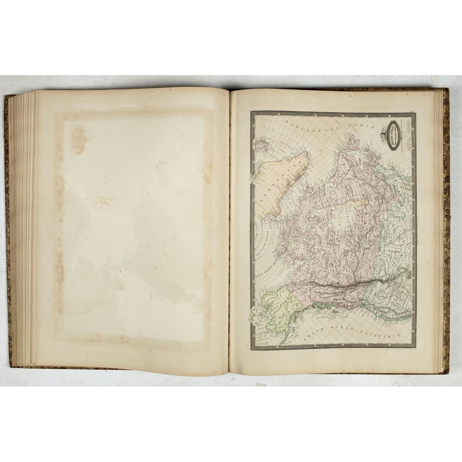 Atlas Sphéroïdal et Universel de Géographie. Dressé à l'aide des documents officiels, récemment publiés en France et à l'étranger.