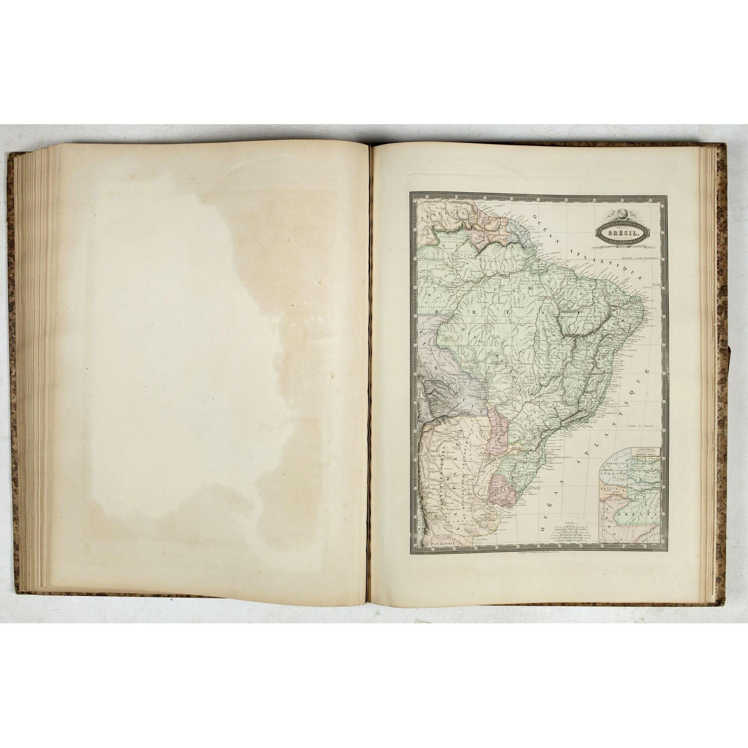 Atlas Sphéroïdal et Universel de Géographie. Dressé à l'aide des documents officiels, récemment publiés en France et à l'étranger.