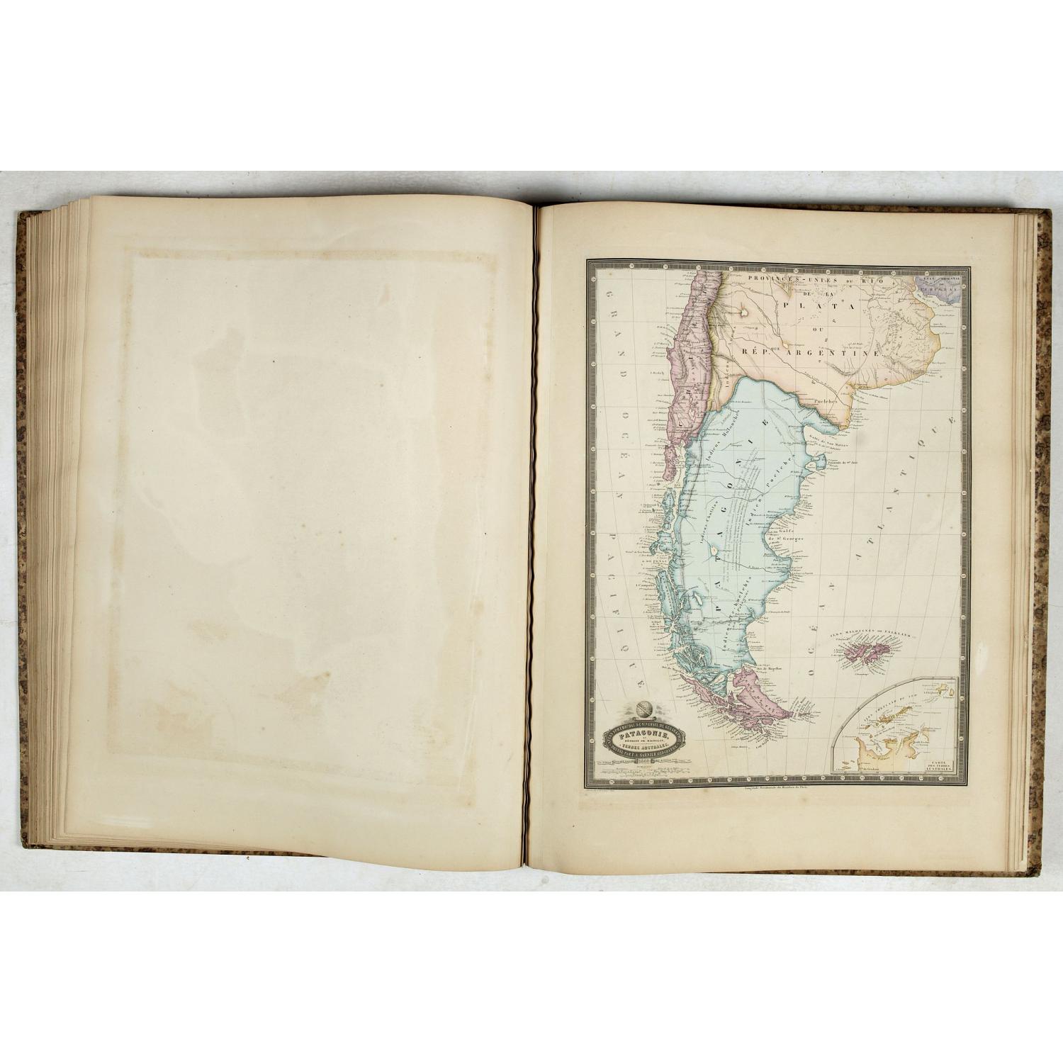 Atlas Sphéroïdal et Universel de Géographie. Dressé à l'aide des documents officiels, récemment publiés en France et à l'étranger.