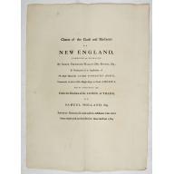 [ Text / title page Charts of the coasts and harbours of New England . . .]