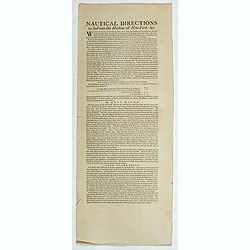 [ Text page : Nautical directions to sail into the Harbour of New-York, & c.]