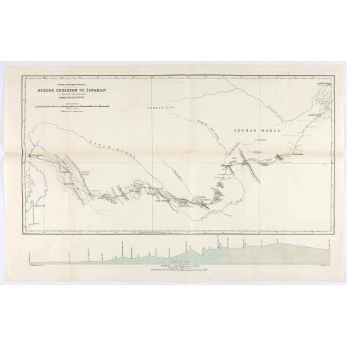 Old map image download for Across Luristan to Ispahan.