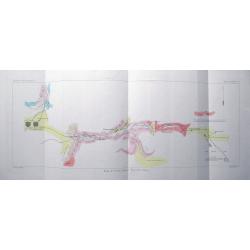 (Set of 4 maps) Itinéraire de Pékin à Sartchy