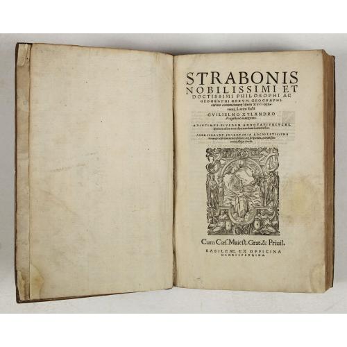 Old map image download for Strabonis nobilissimi et doctissimi philosophi ac geographi Rervm geographicarum commentarij libris XVII contenti, Latini facti Gvilielmo Xylandro Augustano interprete. . .