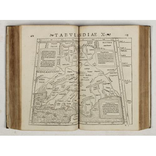 Old map image download for Strabonis nobilissimi et doctissimi philosophi ac geographi Rervm geographicarum commentarij libris XVII contenti, Latini facti Gvilielmo Xylandro Augustano interprete. . .