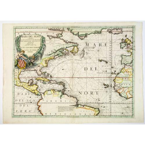 Old map image download for Mare del Nord.