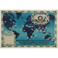 British Empire Trade Map WWII Eric Fraser.