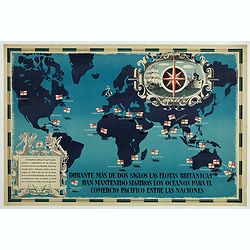 British Empire Trade Map WWII Eric Fraser.