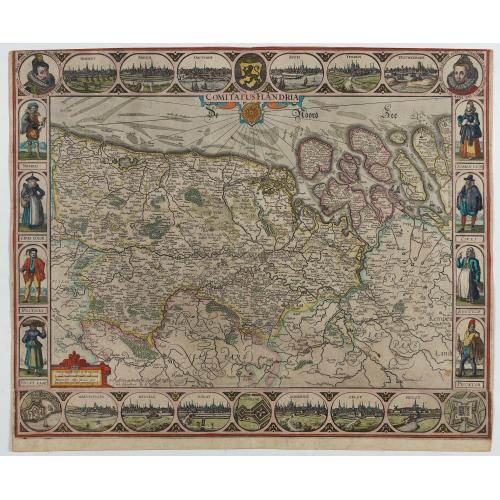 Old map image download for Comitatus Flandria.
