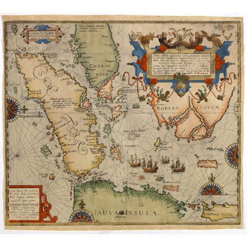 Old map image download for Nova tabula Insularum Javae, Sumatrae, Borneonis..