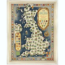 National saving map og the British Isles . . .
