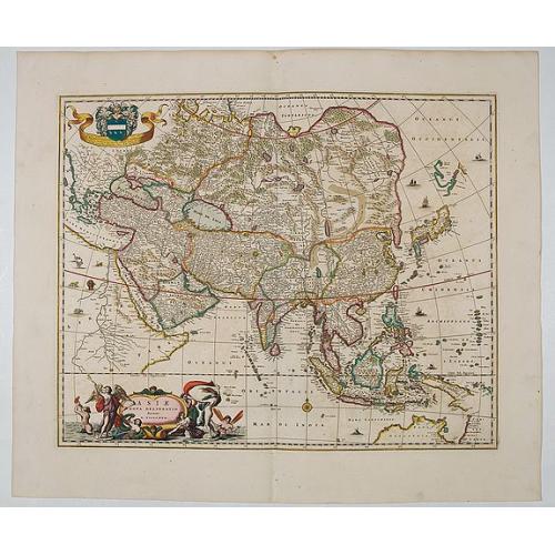 Old map image download for Asiae Nova Descriptio.